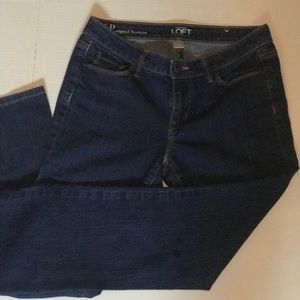 Ann Taylor Loft Original Boot Cut Denim 6 Petite!